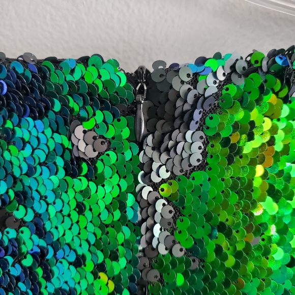 HaoDuoYi Women's Sparkly Sequin Deep V Neck Romper - Picture 11 of 14